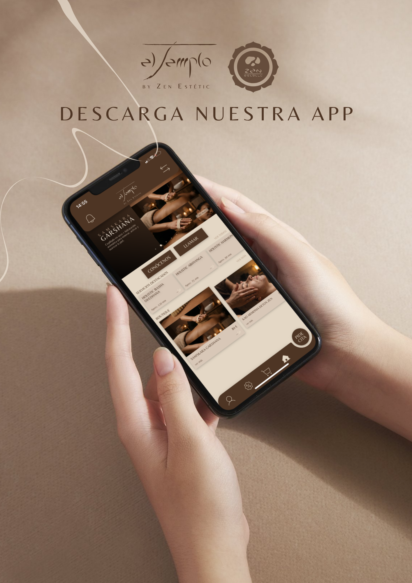 Descarga nuestra app - El Templo by Zen Estétic